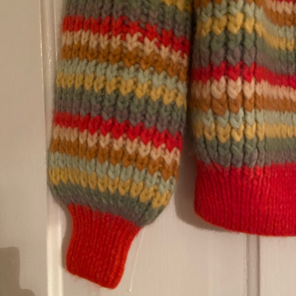 NWT Doen Field Sweater in Rainbow Knit - Picture 3 of 9